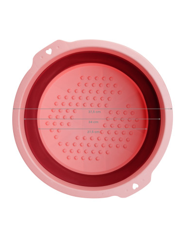 PEDICURE BOWL FOLDABLE PINK