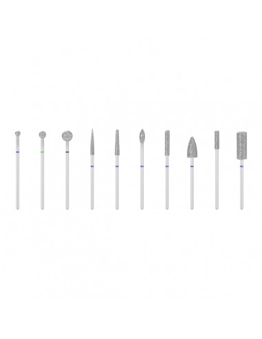 DIAMOND BITS SET 10 PCS.