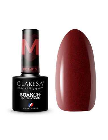 CLARESA hybrid polish Kiss Me! 5 -5g