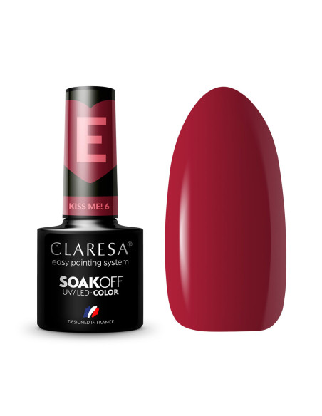 CLARESA hybrid polish Kiss Me! 6 -5g