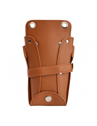 HOLSTER BELT FOR HAIR SCISSORS T14 BROWN