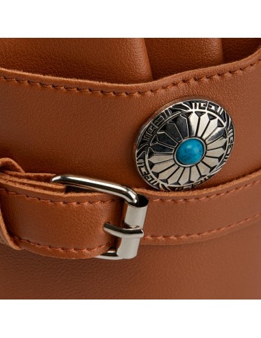 HOLSTER BELT FOR HAIR SCISSORS T14 BROWN