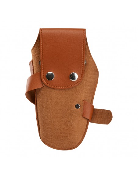 HOLSTER BELT FOR HAIR SCISSORS T11 BROWN