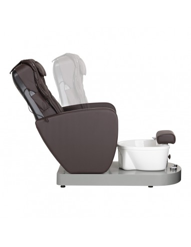 AZZURRO SPA PEDICURE CHAIR 016C WITH HYDROMASSAGE BROWN