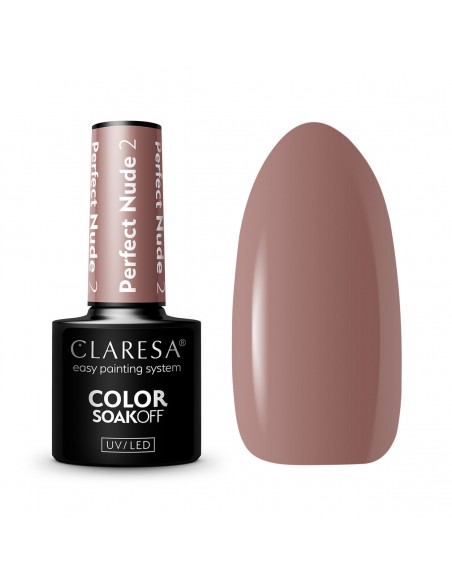 CLARESA Hybrid nail polish PERFECT NUDE 2 -5g