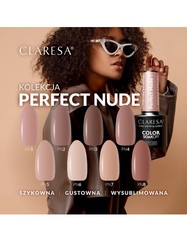 CLARESA Hybrid nail polish PERFECT NUDE 6 -5g