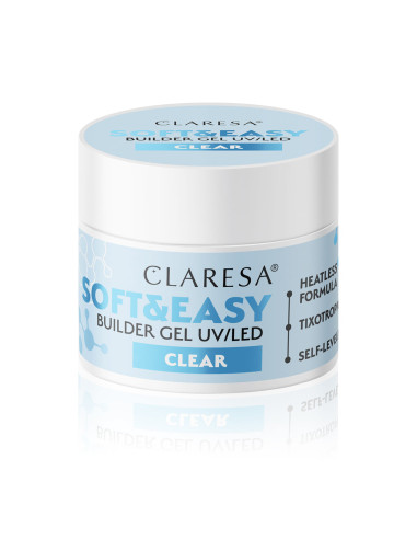 Claresa builder gel Soft & Easy gel clear 12g