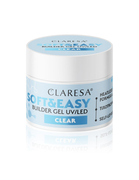 Claresa builder gel Soft & Easy gel clear 90g