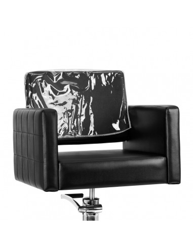 Foil backrest cover for hairdressing chair