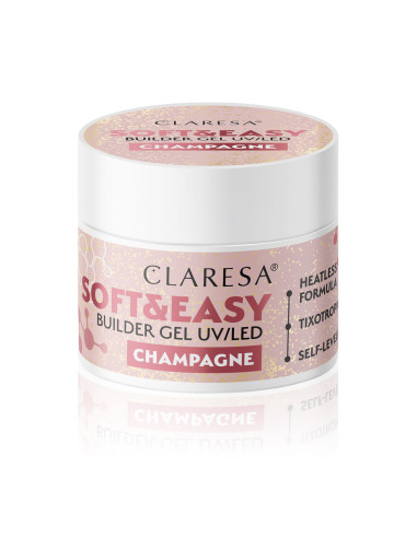 Claresa Soft&Easy building gel champagne 90g