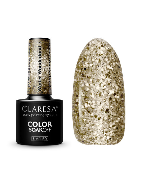 CLARESA Hybrid Polish Winter Wonderland 5 - 5g.
