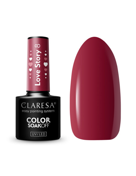 CLARESA Hybrid Polish LOVE STORY 8 - 5g