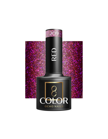 OCHO NAILS Hybrid nail polish red 209 -5 g
