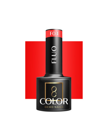 OCHO NAILS Hybrid nail polish fluo F04 -5 g