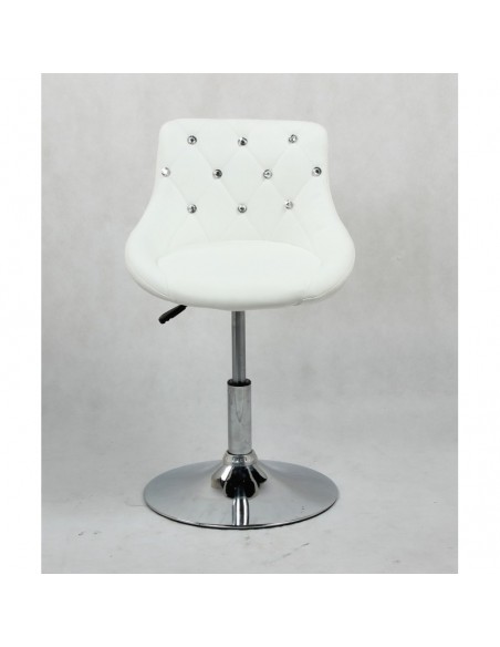 Chair for beauty salon. Chair for hairdresser. Chair for nail salon. Chair White  BFHC931N