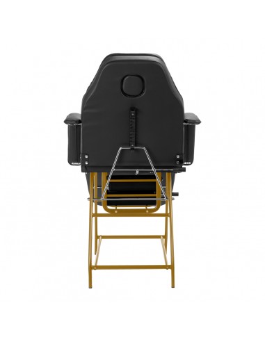 Cosmetic chair 557G with cuvettes black