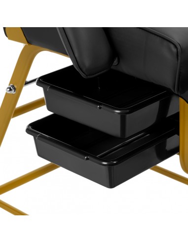 Cosmetic chair 557G with cuvettes black