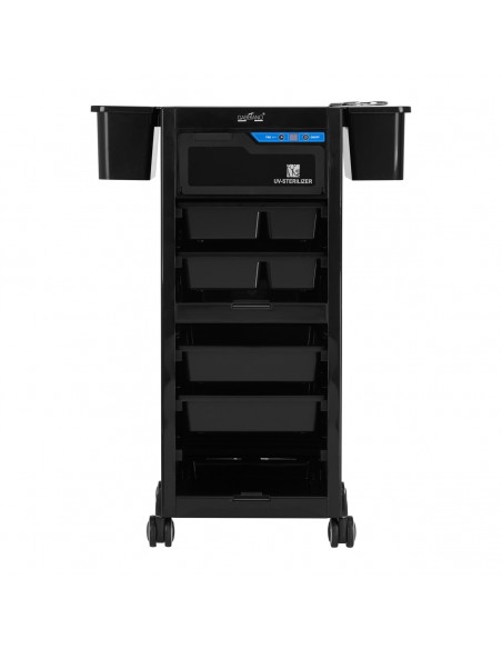 Gabbiano hairdresser's helper with UV sterilizer 68UV black