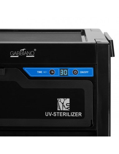 Gabbiano hairdresser's helper with UV sterilizer 68UV black
