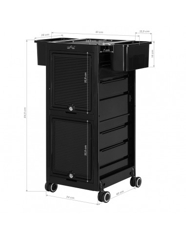 Gabbiano hairdresser's helper 68C black