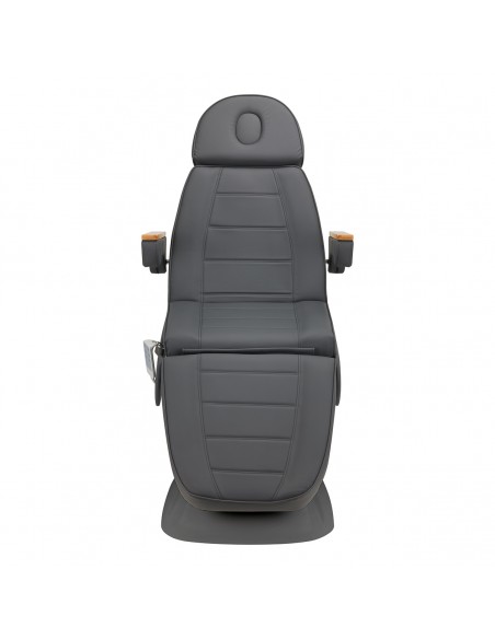 Electric cosmetic chair SILLON Lux 273b 3 actuators gray with gray base