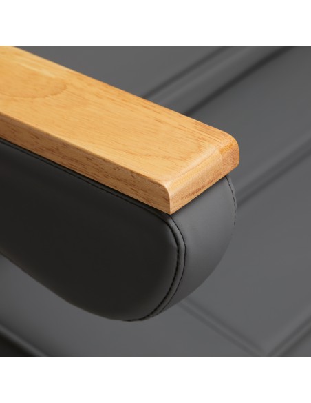 Electric cosmetic chair SILLON Lux 273b 3 actuators gray with gray base