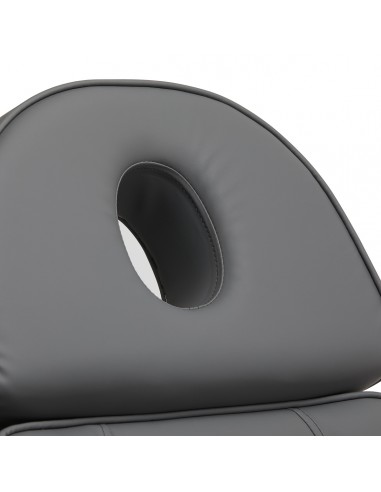 Electric cosmetic chair SILLON Lux 273b 3 actuators gray with gray base