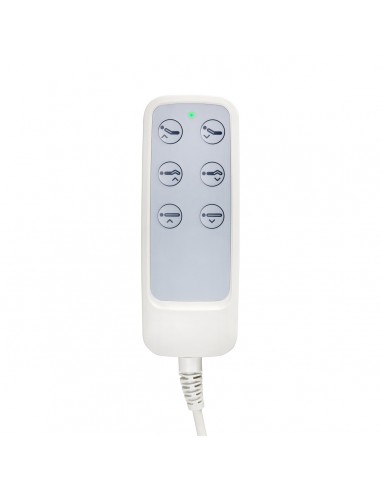 Electric cosmetic chair SILLON Lux 273b 3 actuators gray with gray base