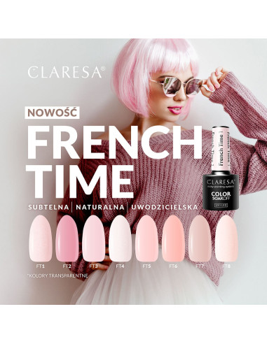 CLARESA French Time Hybrid Polish 4 -5g