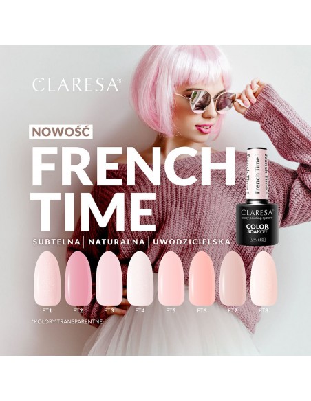 CLARESA French Time Hybrid Polish 8 -5g