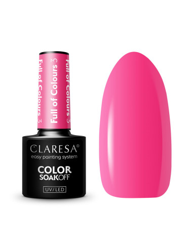 CLARESA Full of colours Hybrid Polish 3 -5g
