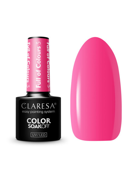 CLARESA Full of colours Hybrid Polish 3 -5g