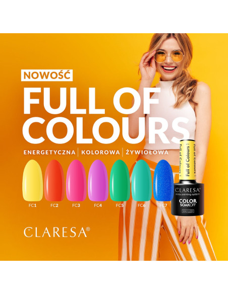 CLARESA Full of colours Hybrid Polish 5 -5g