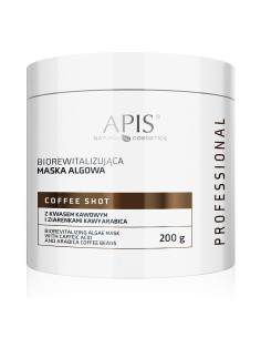 Apis Coffee Shot Biorevitalizing algae mask with coffee acid and coffee beans 200 g