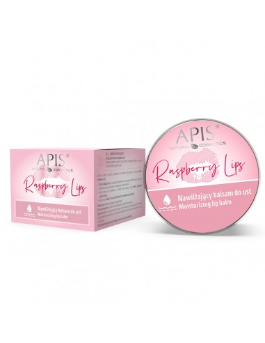 Apis raspberry lips moisturising lip balm 10 ml