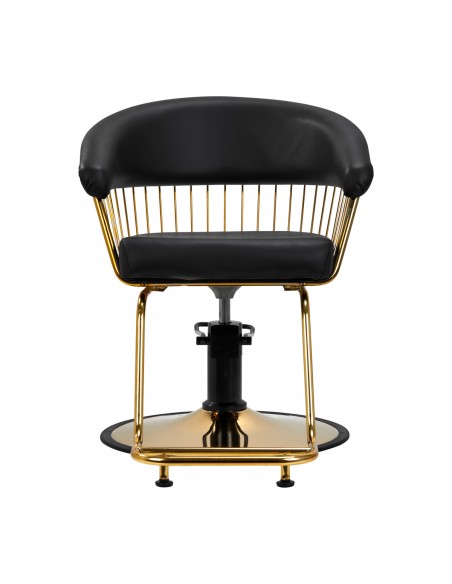 Gabbiano hairdressing chair Lille gold black