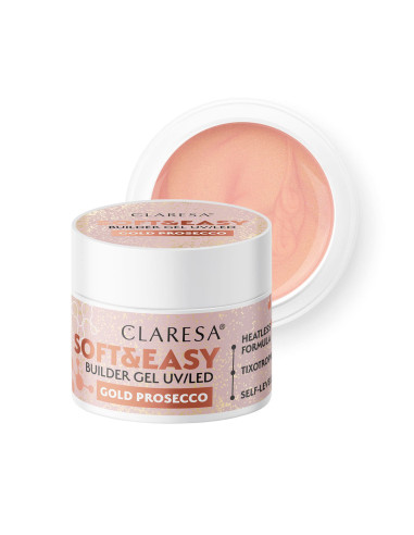 Claresa builder gel Soft&Easy gold prosecco 45g