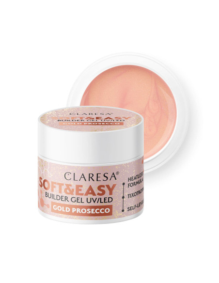 Claresa builder gel Soft&Easy gold prosecco 45g