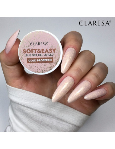 Claresa builder gel Soft&Easy gold prosecco 12g