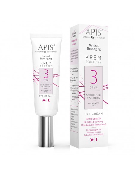 Apis Natural slow aging eye cream STEP 3 rejuvenated look 15 ml