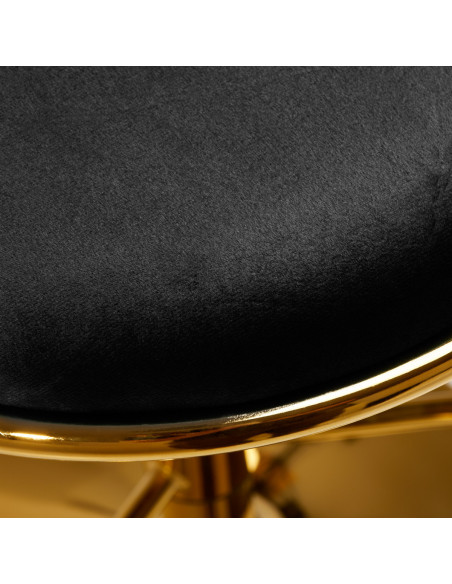 4Rico Bar Hocker QS-B313a black velvet