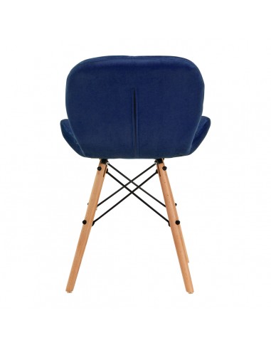 4Rico Cosmetic chair QS-186 navy velvet