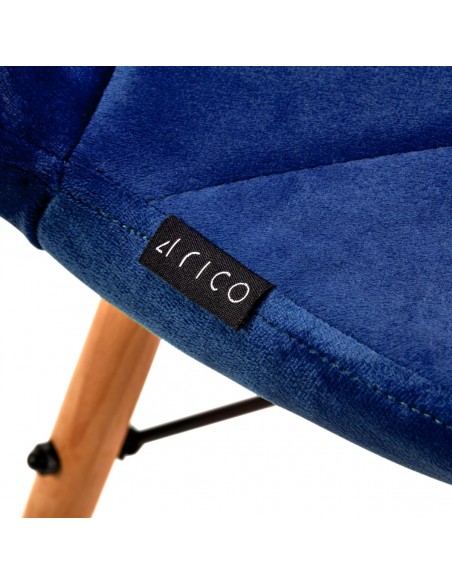 4Rico Cosmetic chair QS-186 navy velvet