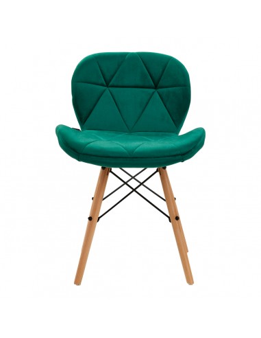 4Rico Cosmetic chair QS-186 green velvet