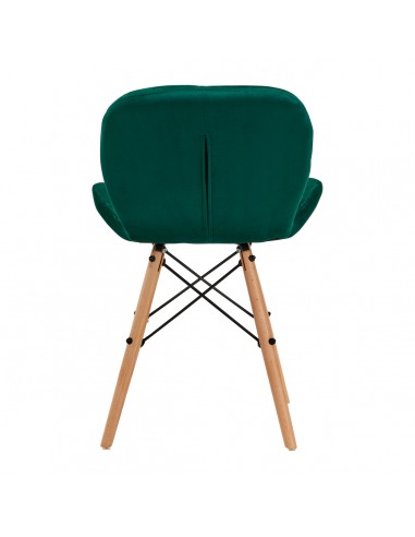 4Rico Cosmetic chair QS-186 green velvet