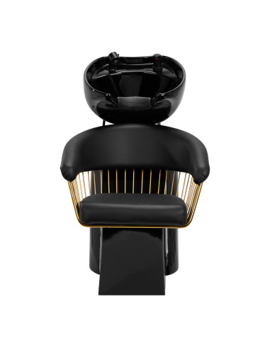 Gabbiano hairdressing wash unit Lille-M gold black