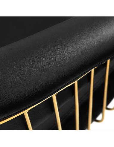 Gabbiano hairdressing wash unit Lille-M gold black