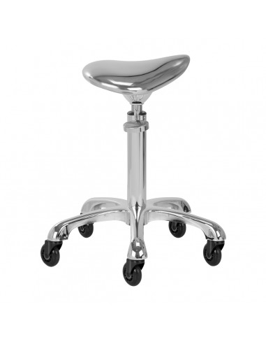 Gabbiano stool Fine Silver