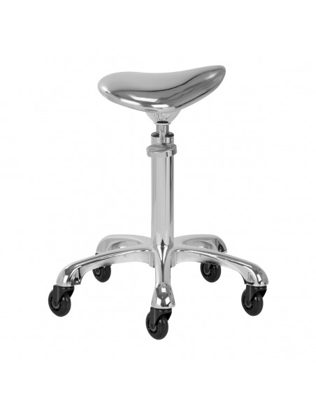 Gabbiano stool Fine Silver