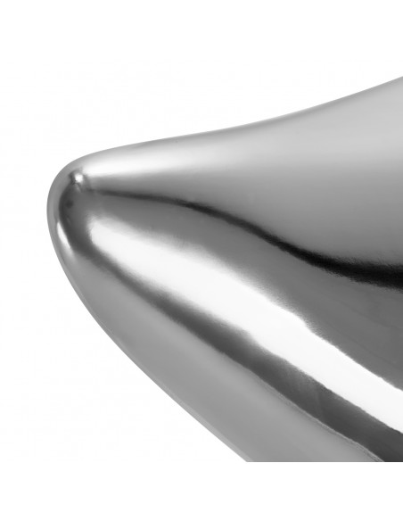 Gabbiano stool Fine Silver